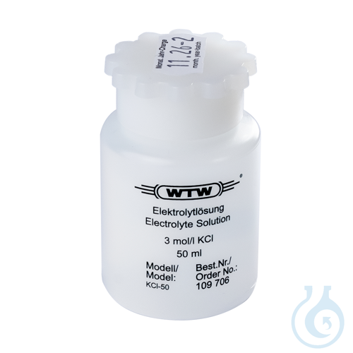 Image of KCl-50, KCl solution, 3 mol/l, small bottle with 50 ml. - Luminix Health