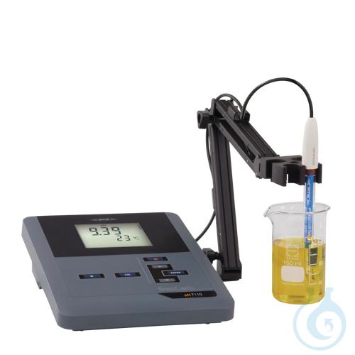 Image of inoLab® pH 7110 SET 4, Easy-to-operate basic pH/mV benchtop meter with DIN socke - Luminix Health