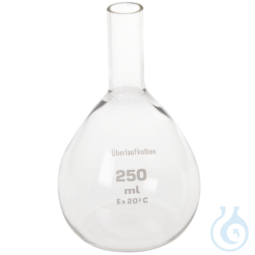 Image of MK 250/600, Overflow measuring flask, contents 250 ml - Luminix Health