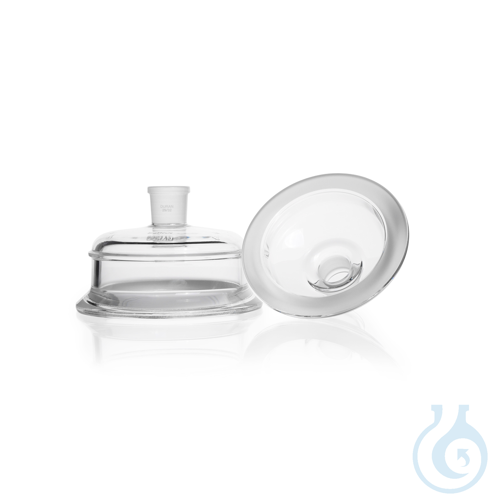 Image of DURAN® Flat Flange Lid, with centre neck - Luminix Health