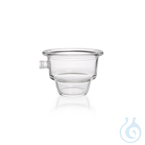 Image of DURAN® Desiccator Base, MOBILEX Type, thread outlet (GL 32), with flat flange - Luminix Health