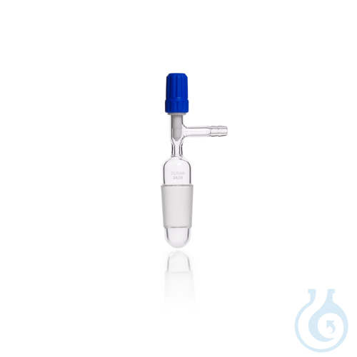DURAN® Stopcock with PTFE Spindle, for desiccator lid outlets (NS 24/29) - Luminix Health