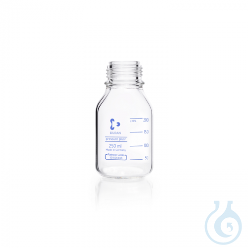 Image of DURAN® pressure plus+ GL 45 Laboratory Bottle, clear, without screw cap - Luminix Health