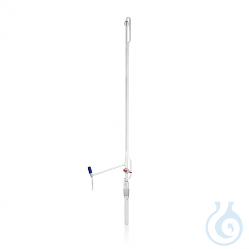 Image of DURAN® automatic burette Pellet type, conformity certified, blue print, main - Luminix Health