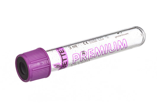 VACUETTE® TUBE 3 ml K3E K3EDTA 13x75 lilac cap