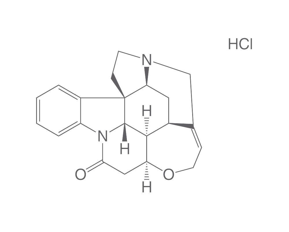 Strychnine hydrochloride dihydrate, for biochemistry, 10 g, plastic - Luminix Health