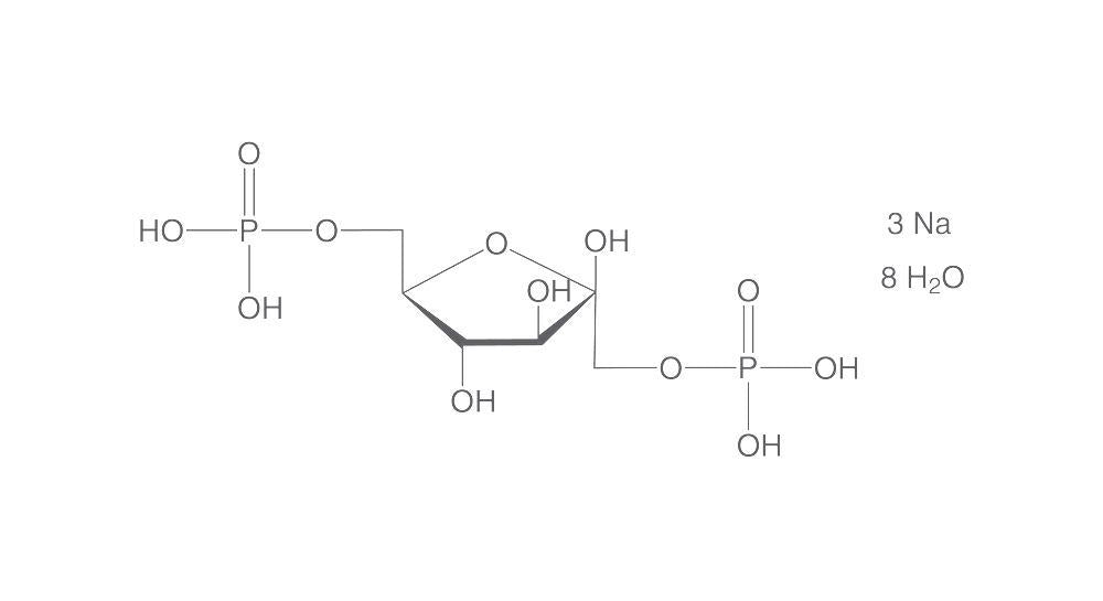 D-Fructose-1,6-diphosphate trisodium salt octahydrate, 1 g, glass, >=98 % - Luminix Health