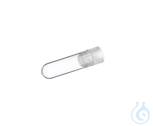 CRYO.S, 2 ML, PP, ROUND BOTTOM,, INTERNAL THREAD, NATURAL SCREW CAP,, NATURAL, - Luminix Health