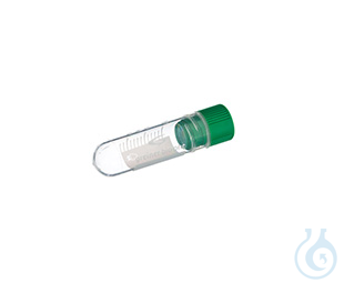 CRYO.S, 2 ML, PP, ROUND BOTTOM,, INTERNAL THREAD, GREEN SCREW CAP,, WRITING - Luminix Health