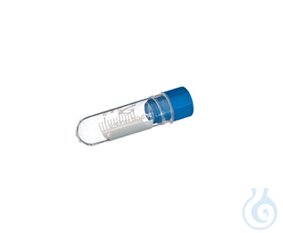 CRYO.S, 2 ML, PP, ROUND BOTTOM,, INTERNAL THREAD, BLUE SCREW CAP,, WRITING AREA, - Luminix Health