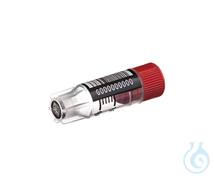 Image of CRYO.S, 1 ML, PP, CONICAL BOTTOM, INTERNAL THREAD,, RED SCREW CAP, STARFOOT, - Luminix Health