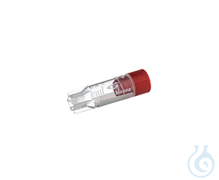 CRYO.S, 1 ML, PP, CONICAL BOTTOM,, INTERNAL THREAD, RED SCREW CAP,, WRITING - Luminix Health