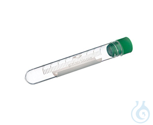 Image of CRYO.S, 5 ML, PP, ROUND BOTTOM,, INTERNAL THREAD, GREEN SCREW CAP,, WRITING - Luminix Health