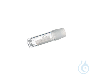 Image of CRYO.S, 2 ML, PP, ROUND BOTTOM,, EXTERNAL THREAD, NATURAL SCREW CAP,, WRITING - Luminix Health