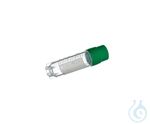 CRYO.S, 2 ML, PP, ROUND BOTTOM,, EXTERNAL THREAD, GREEN SCREW CAP,, WRITING - Luminix Health