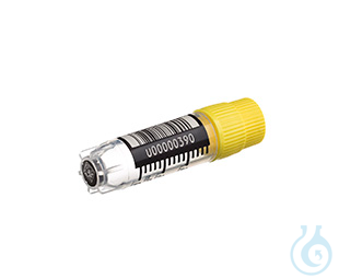 Image of CRYO.S, 2 ML, PP, ROUND BOTTOM, EXTERNAL THREAD,, YELLOW SCREW CAP, STARFOOT, - Luminix Health