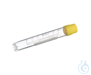 CRYO.S, 4 ML, PP, ROUND BOTTOM,, EXTERNAL THREAD, YELLOW SCREW CAP,, WRITING - Luminix Health