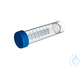 TUBE, 50 ML, PP, 30/115 MM, CONICAL BOTTOM,, CELLSTAR®, BLUE SCREW CAP, - Luminix Health