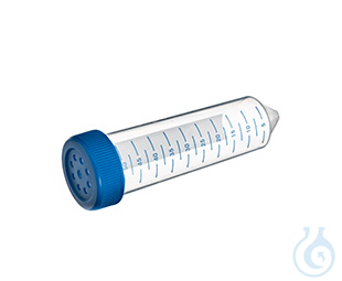 CELLSTAR® CELLREACTOR TUBE, 50 ML,, PP, 30/115 MM, CONICAL BOTTOM,, BLUE FILTER - Luminix Health