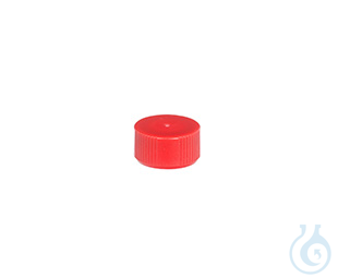 SCREW CAP, 12 MM, RED, WITH O-RING,, FOR CAT.-NO. 716XXX/717XXX/722XXX, 500 - Luminix Health