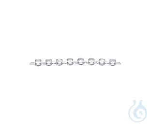 SAPPHIRE 8-CAP STRIP, PP, NATURAL, DOMED,, FOR 6732XX, 125 PCS./BAG - Luminix Health