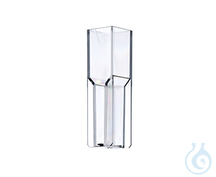 SEMI-MICRO-CUVETTE, 1,6 ML, PS,, 12,5 X 12,5 X 45 MM, CRYSTAL-CLEAR,, 100/1000 - Luminix Health