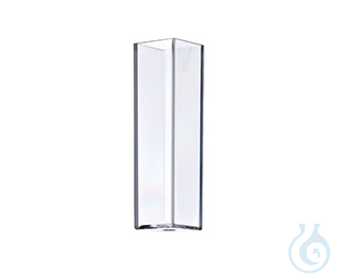 MACRO-CUVETTE, 4 ML, PS,, 10 X 10 X 45 MM, CRYSTAL-CLEAR,, 100 PIECES PER BOX - Luminix Health