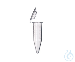 REACTION TUBE, 5 ML, PP, NATURAL, ATTACHED CAP,, GRADUATED, STERILE, 100 - Luminix Health