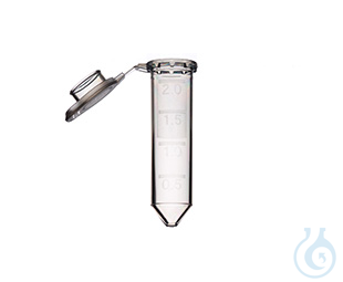 Image of REACTION TUBE, 2 ML, PP, NATURAL,, ATTACHED CAP, GRADUATED, SUITABLE FOR - Luminix Health