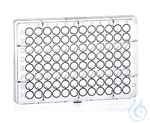 Image of CELL CULTURE MICROPLATE, 96 WELL, PS, U-BOTTOM,, CLEAR, CELLSTAR®, - Luminix Health