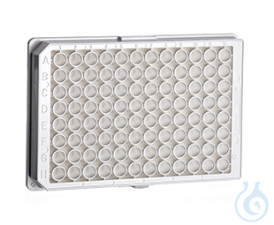 MICROPLATE, PS, 96 WELL, F-BOTTOM (CHIMNEY, WELL), WHITE, LUMITRAC, MED. - Luminix Health