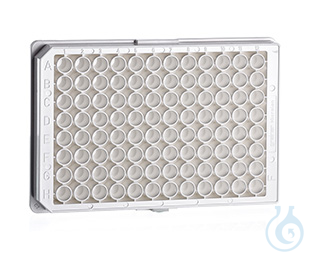 Image of MICROPLATE, 96 WELL, PS, F-BOTTOM (CHIMNEY WELL), WHITE, NON-BINDING, 10 - Luminix Health