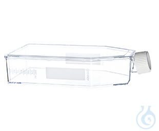 SUSPENSION CULTURE FLASK, 650 ML, PS,, CELLSTAR®, WHITE FILTER SCREW CAP,, - Luminix Health