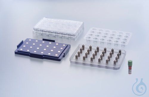 24 WELL BIO-ASSEMBLER KIT, CLEAR,, NANOSHUTTLE 600 µL, LEVITATING DRIVE,, - Luminix Health