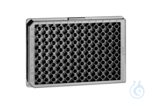 MICROPLATE, 96 WELL, PS, HALF AREA, BLACK,, HIGH BINDING, STERILE, 10 PCS./BAG - Luminix Health