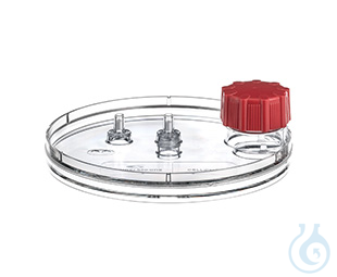 CELLDISC, 1 LAYER, 250 CM², PS, CLEAR,, TC, STANDARD SCREW CAP RED, STERILE,, - Luminix Health