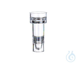 ANALYSER CUP, 1.7 ML, PS, CONICAL, BOTTOM, WITH SKIRT, CRYSTAL-CLEAR,, - Luminix Health