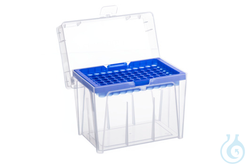 Image of SAPPHIRE RACK F. 1000-1250µl TIPS, BLUE - Luminix Health