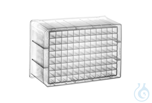 Image of MASTERBLOCK®, 96 WELL, 2 ML, PP, V-BOTTOM,, NATURAL, STERILE, SINGLE PACKED - Luminix Health