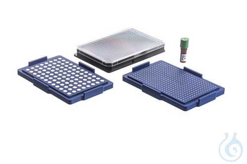 Image of 384 WELL BIOPRINTING KIT, µCLEAR®, BLACK,, NANOSHUTTLE 600 µL, SPHEROID DRIVE,,