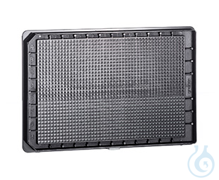CELL CULTURE MICROPLATE, 1536 WELL, PS,, F-BOTTOM, BLACK, LOBASE, µCLEAR®, TC, - Luminix Health