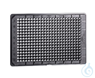 CELL CULTURE MICROPLATE, 384 WELL, PS,, SMALL VOLUME, LOBASE, µCLEAR®, BLACK,, - Luminix Health