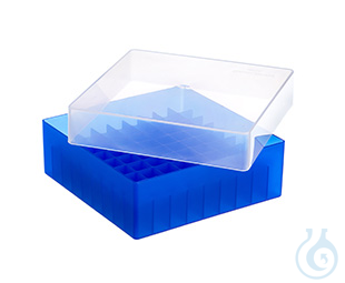 CRYO RACK FOR 81 CRYO.S, PP, BLUE,, LID NATURAL, 1212XX, 1222XX, 1232XX,, - Luminix Health