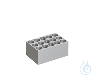 BLOCK, 15 X HPLC OR CRYOVIAL TUBES, OR 2 ML CENTRIFUGE TUBES CONICAL - Luminix Health