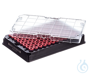 Image of CRYO.S BIOBANKING TUBES, 300 µL, 2D CODES,, RACK WITH 96 CAPPED TUBES, WITH - Luminix Health