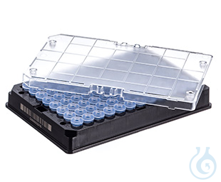 Image of CRYO.S BIOBANKING TUBES, 300 µL, 2D CODES,, RACK WITH 96 CAPPED TUBES, 5 - Luminix Health