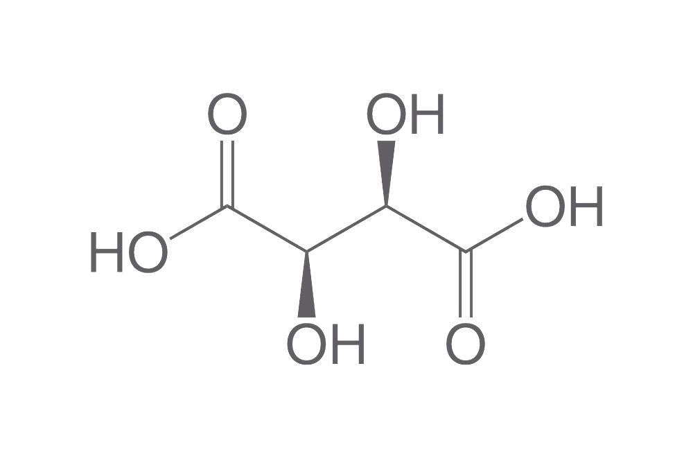 D(-)-Tartaric acid, min. 99 %, for biochemistry, 25 g, plastic - Luminix Health