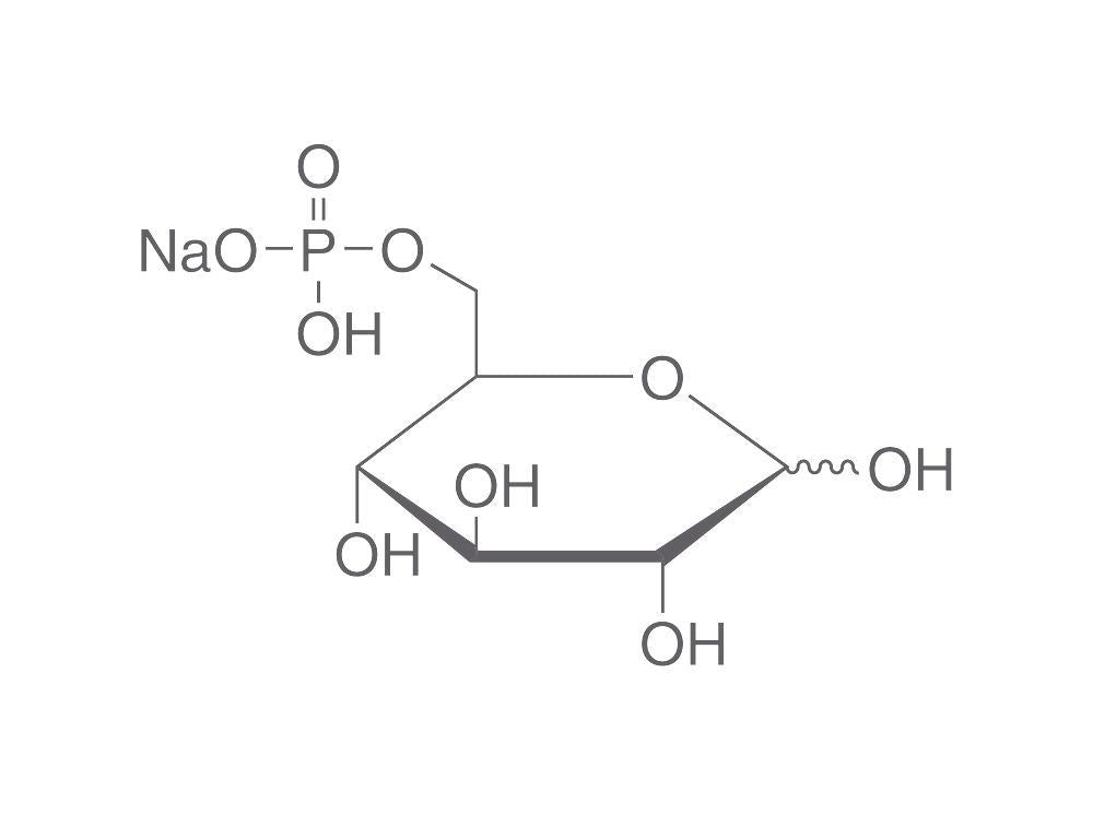 D-Glucose-6-phosphate Mononatrium salt, min. 97 %, for biochemistry, 1 g, glass - Luminix Health