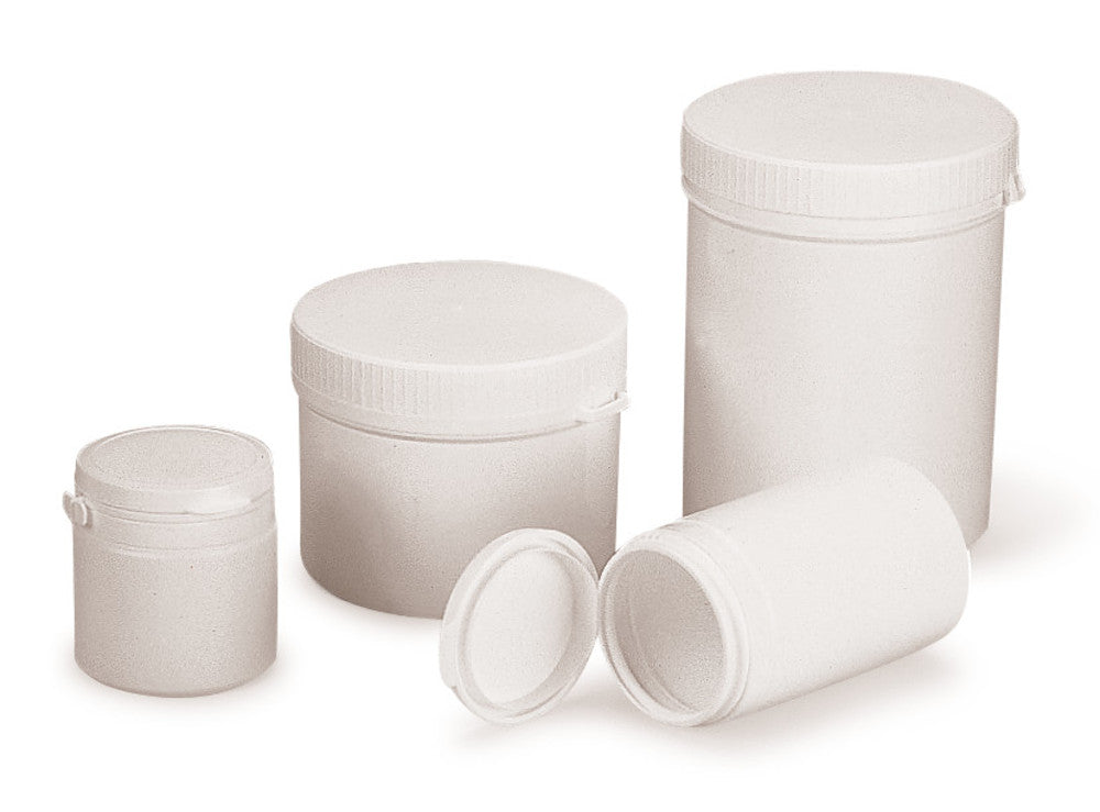 Rotilabo®-round containers, PP, 1250 ml, Ø 108 mm, H 155 mm, lid PE, 5 unit(s) - Luminix Health