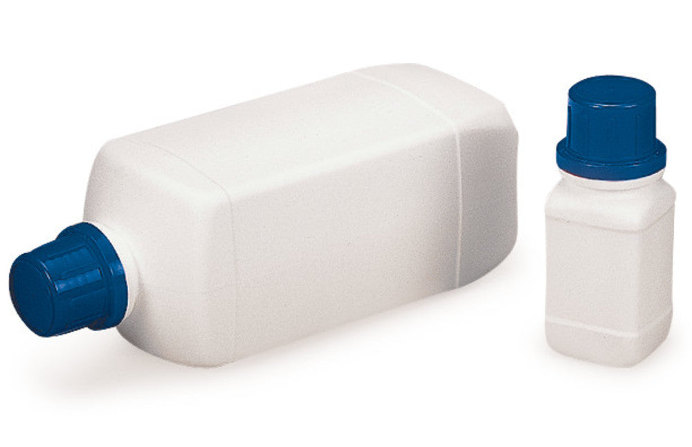 Rotilabo®-narrow neck bottles, HDPE, rectangular, 250 ml, 10 unit(s) - Luminix Health